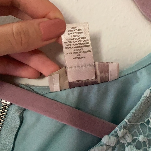 Ann Taylor LOFT lace overlay sleeveless dress 00P - Picture 11 of 11